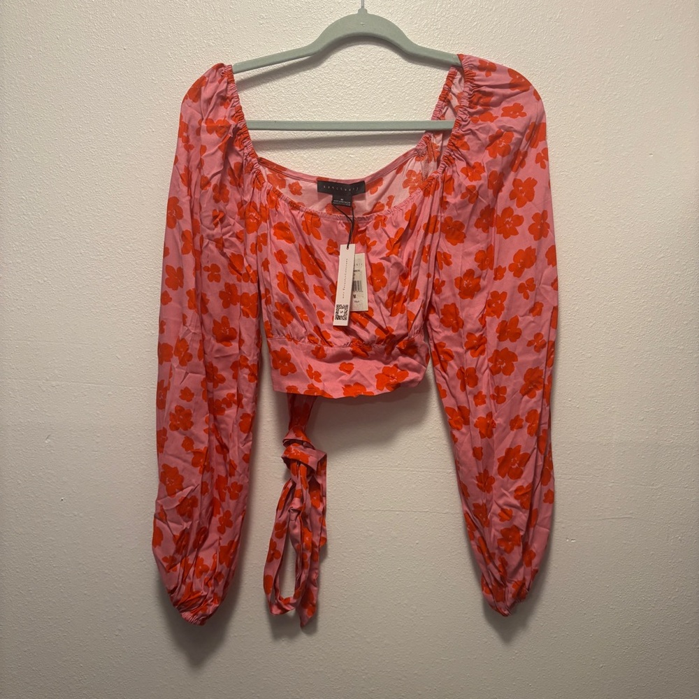 NWT Sanctuary Wrap Top Sz Medium